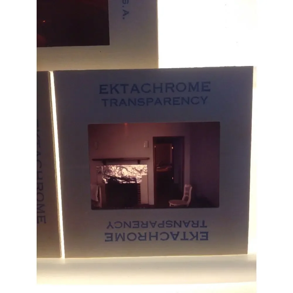 Lot of 3 Vtg 70s House Interior Architecture Ektachrome Photograph Color Slides
